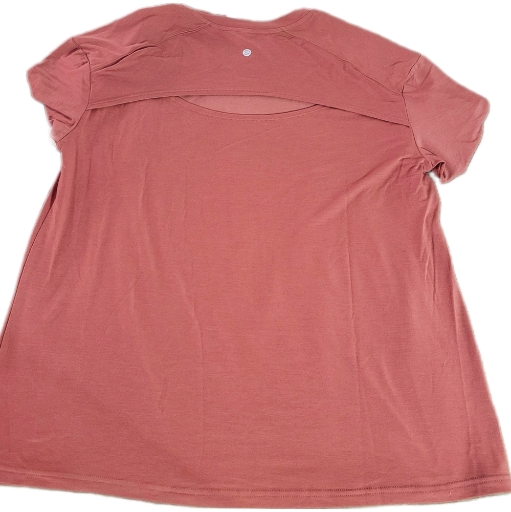 Zella \ Studio Open Back Long Sleeve T-Shirt / in Red Jelly / L